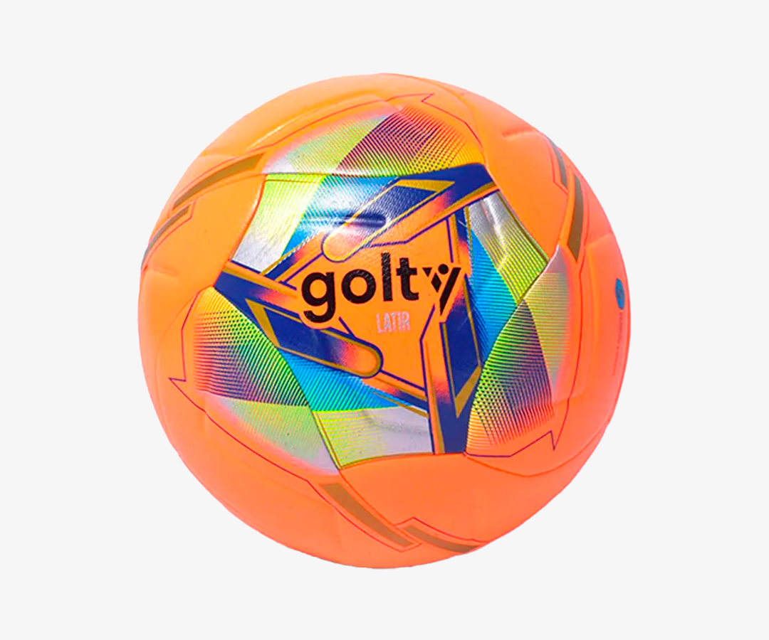 GOLTY | BALÓN DE FÚTBOL NARANJA REPLICA LATIR COSIDO N°5