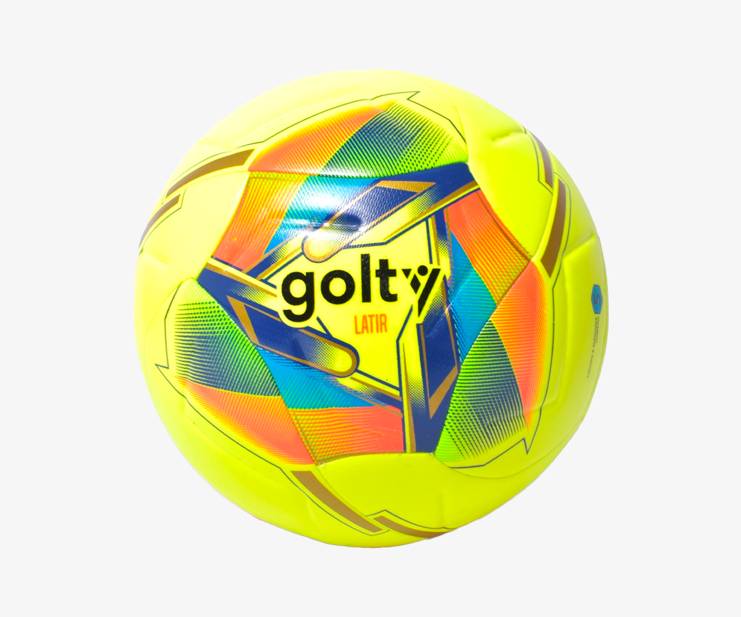 GOLTY | BALÓN DE FÚTBOL VERDE REPLICA LATIR COSIDO N°5