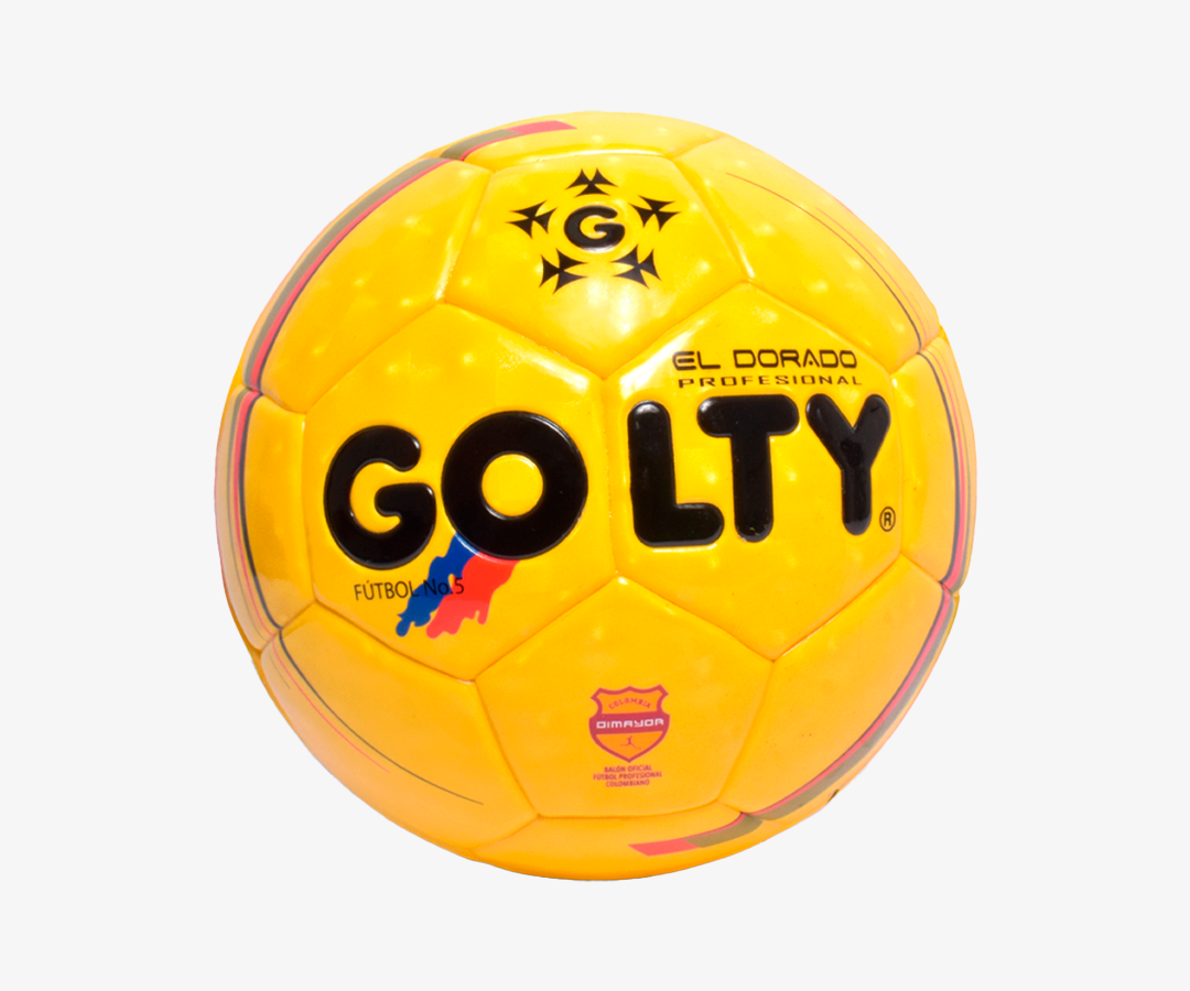 GOLTY | BALÓN DE FÚTBOL PROFESIONAL DORADO N°5